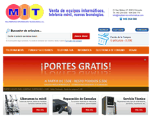 Tablet Screenshot of multiservice-informatica.com